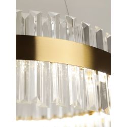 Люстра Rivoli Gwinnett 6193-201 подвесная светодиодная LED 3000-6300К 112 Вт с пультом | Rivoli