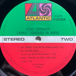 King Crimson - Larks' Tongues In Aspic (Япония 1973г.)