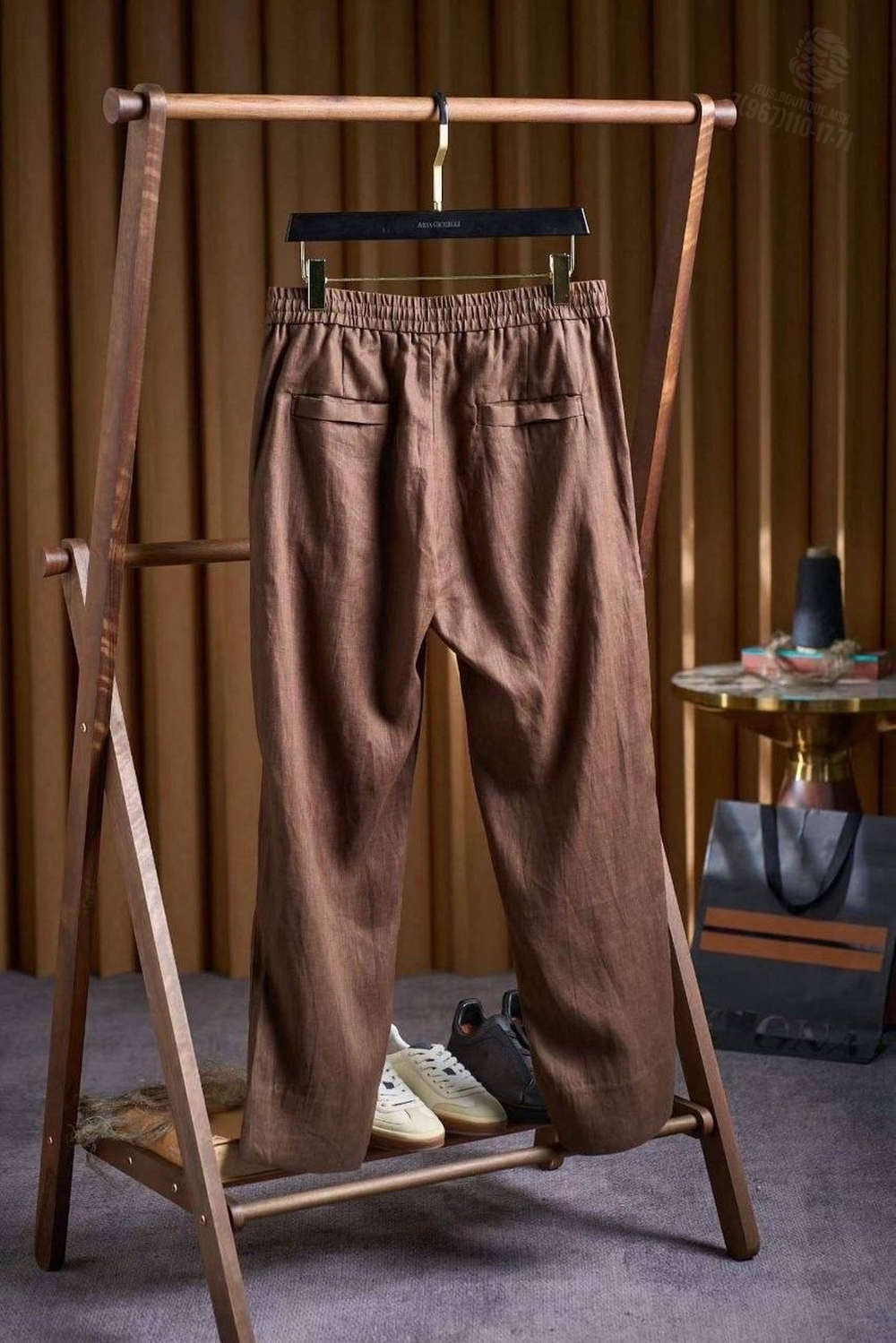 Льняные брюки Zegna