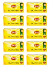 Чай черный Lipton Yellow label в пакетиках, 25 шт x 10 уп