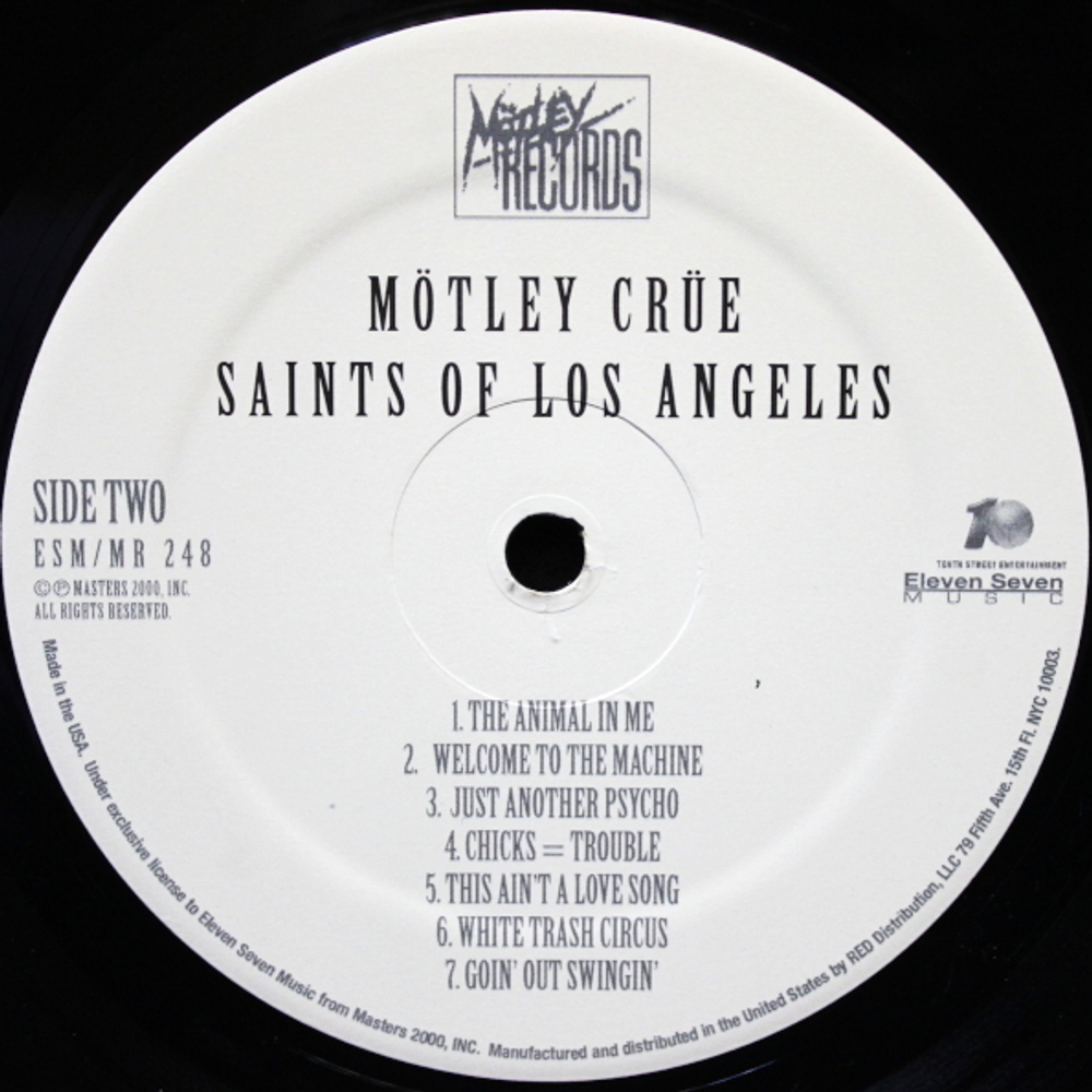Motley Crue / Saints Of Los Angeles (LP)