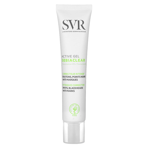SVR, Sebiaclear, активный гель, 40 мл (1,4 жидк. унции)
