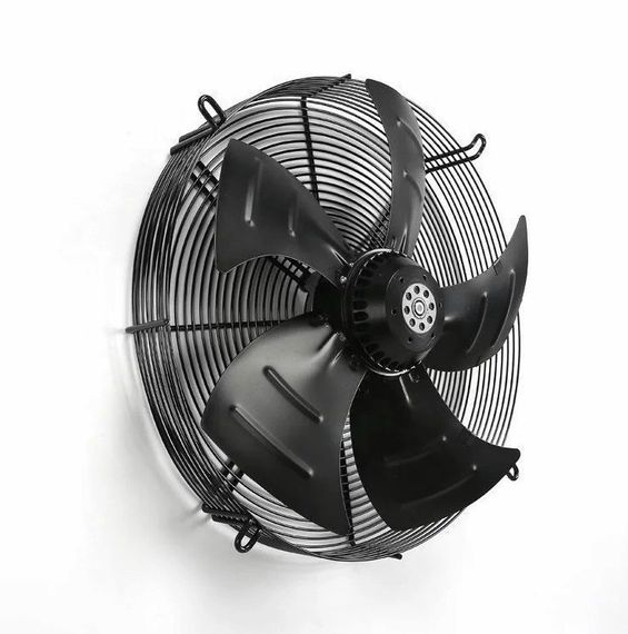 Осевой вентилятор с защитной решеткой Ровен YWF(K)4D-630-Z (Axial fans) всасывание