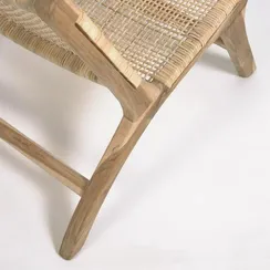 Кресло Beida из массива тика