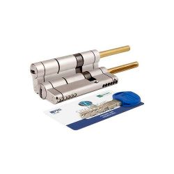 Цилиндровый механизм под вертушку (дл. шток) MOTTURA CP4P563101C5 (87 мм/51+10+26) никель /39147/