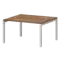 Бенч двойной на металлокаркасе СМС2-П-10К.120.Пр50  1000x1236x750 Смарт