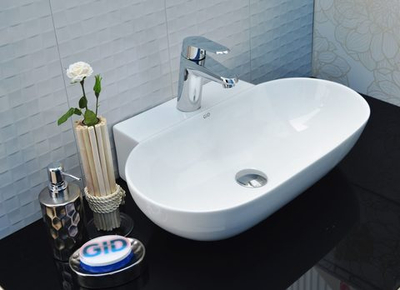 Раковина Gid N9234 56x39 накладная
