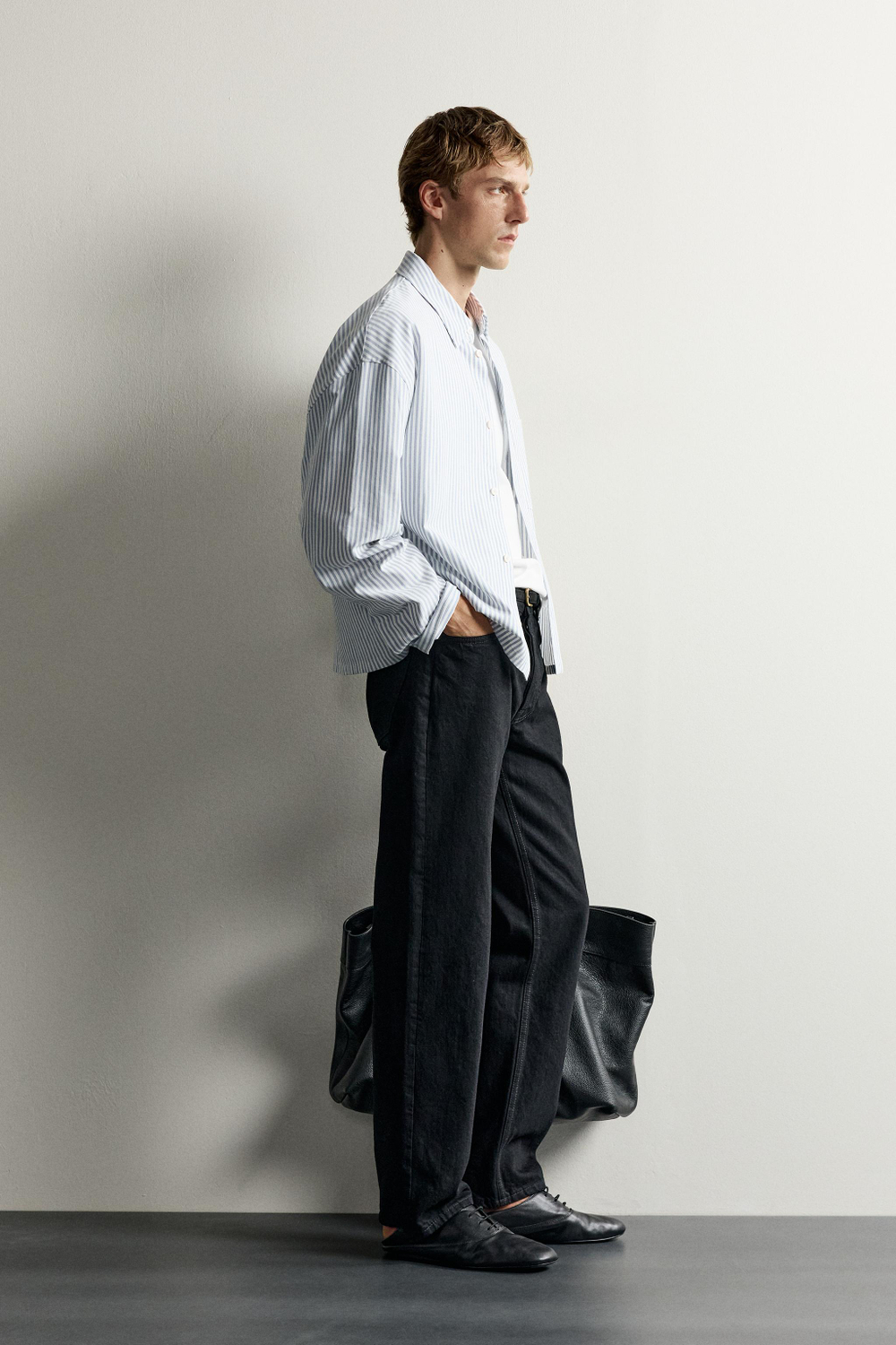 РУБАШКА BOXY FIT — ZARA