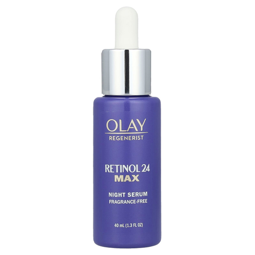 Olay, Regenerist, ретинол 24, ночная сыворотка, без отдушек, 40 мл (1,3 жидк. унц.)
