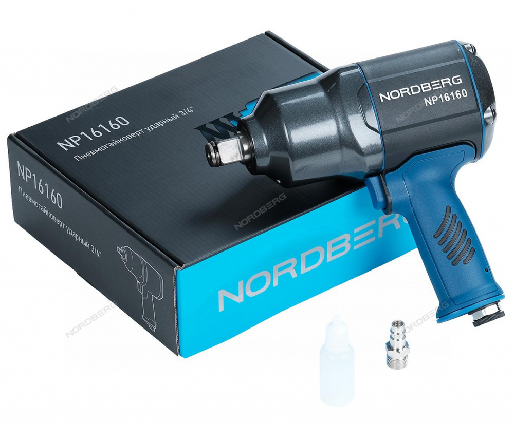 NORDBERG NP16160 Пневмогайковерт ударный 3/4", 2000 Нм
