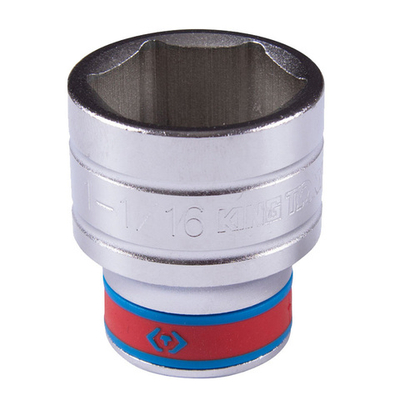 KING TONY (433534S) Головка торцевая стандартная шестигранная 1/2", дюймовая 1-1/16"
