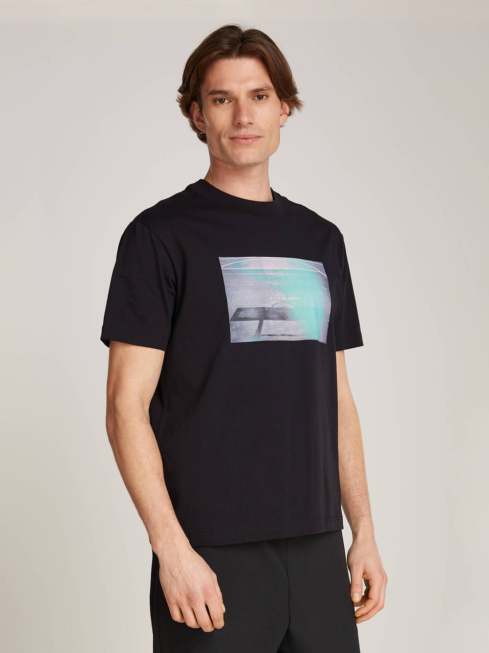 Футболка CALVIN KLEIN JEANS - черный(J30J326869)