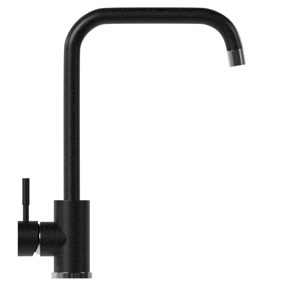 Смеситель для кухни 35к MIXLINE МЛ-ГС12 (ML-GS12) (308) черный высок. излив