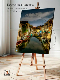 Картина "Улочки Праги", интерьерная 30х40см 1шт.