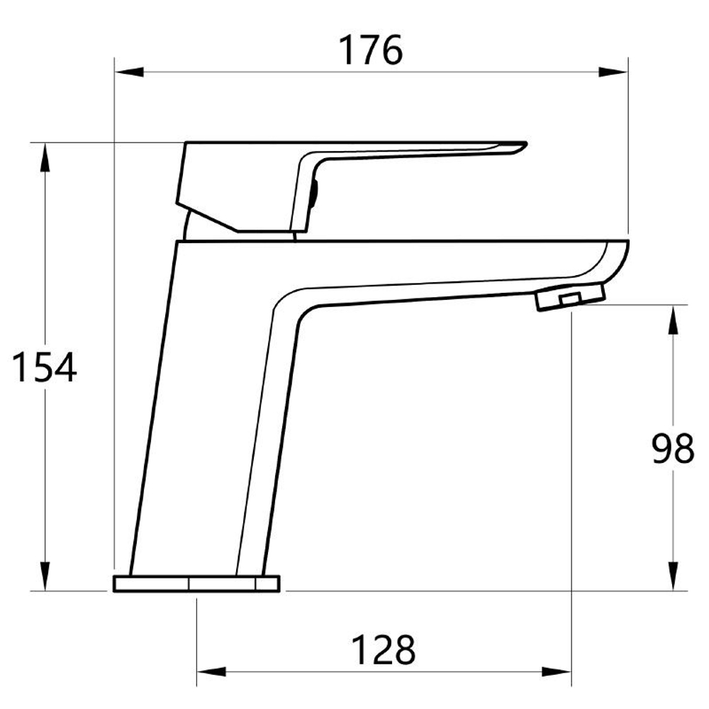 Смеситель для умывальника Samba MDV30820gn