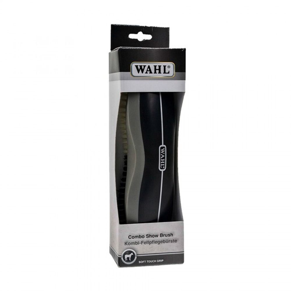 Щетка для лошадей, комбинированная/Wahl Horse brush Combo - 4
