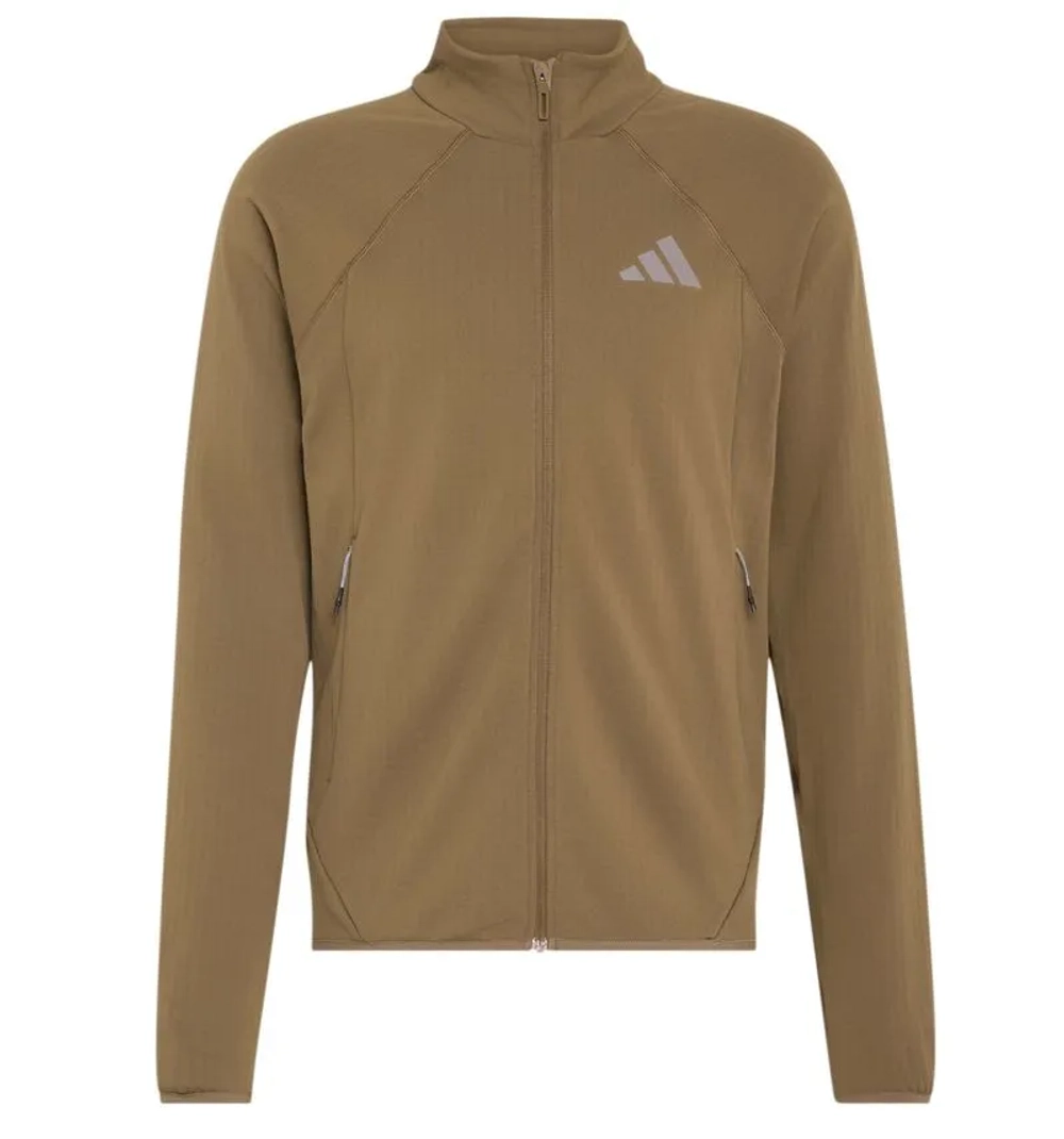 Мужская теннисная кофта Adidas Terrex Xperior Climawarm+ Ventknit Fleece - brown oxide