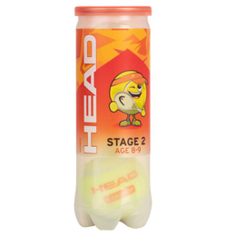 Juniorskie pilki tenisowe Head Stage 2 Orange 3B