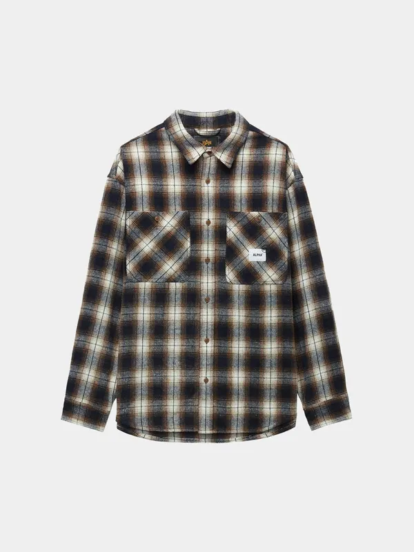Рубашка мужская ALPHA INDUSTRIES UNFRM FLANNEL SHIRT