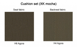 Модуль левый с подушками Scab Design Flap, терракотовый, мокко
