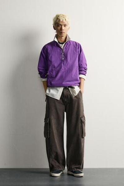 БРЮКИ CARGO RELAXED FIT СО ШВАМИ — ZARA