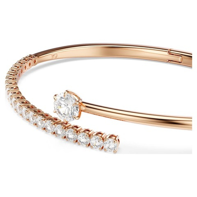 MATRIX:BANGLE OPEN WHITE/ROS S
