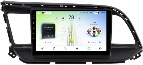 Магнитола для Hyundai Elantra 6 2018-2020 (без штатной КЗВ) - Teyes CC4L монитор 9" IPS, Android 14, Быстрая, Snapdragon 662, CarPlay, 4G SIM-слот