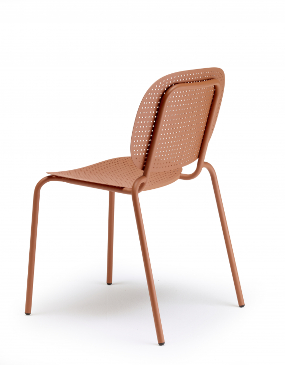 Стул металлический Scab Design Si-Si Dots, терракотовый