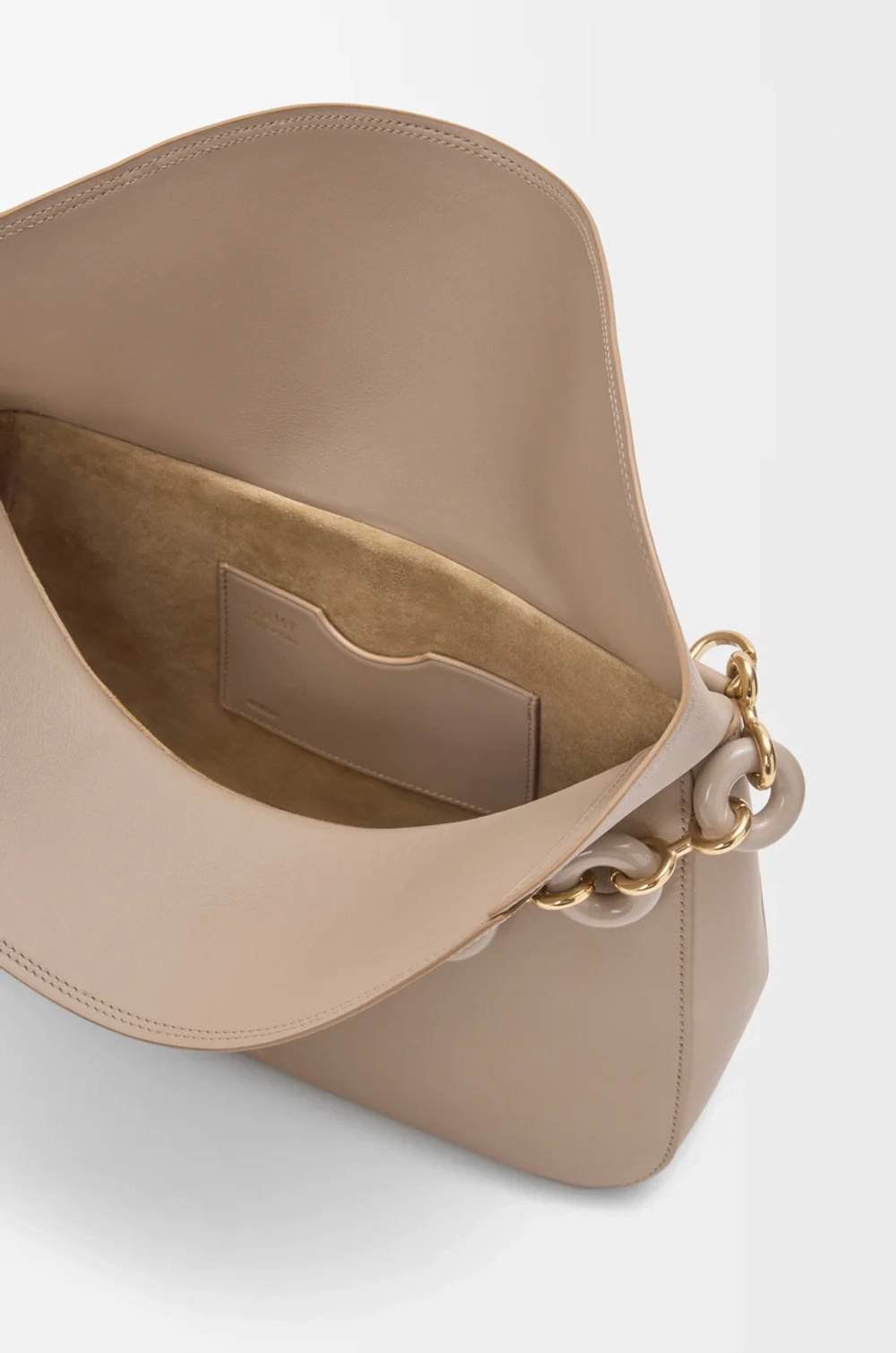 Loewe Средняя сумка Ola из гладкой телячьей кожи, песочный
