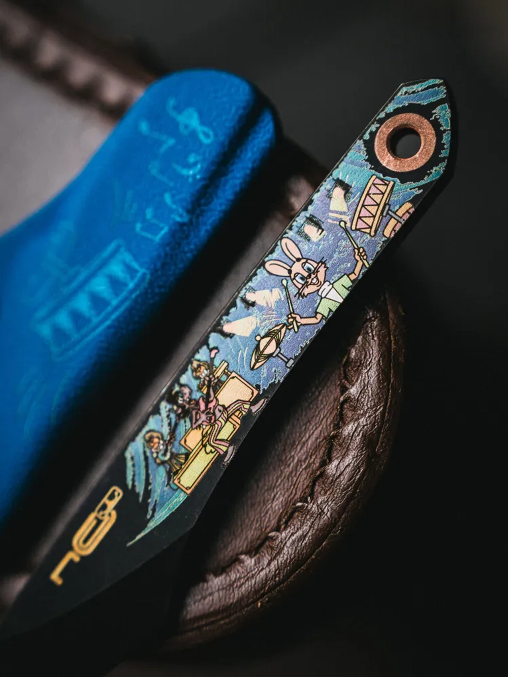Нож NC Custom KOI (Ну погоди LE, BSW, Blue)