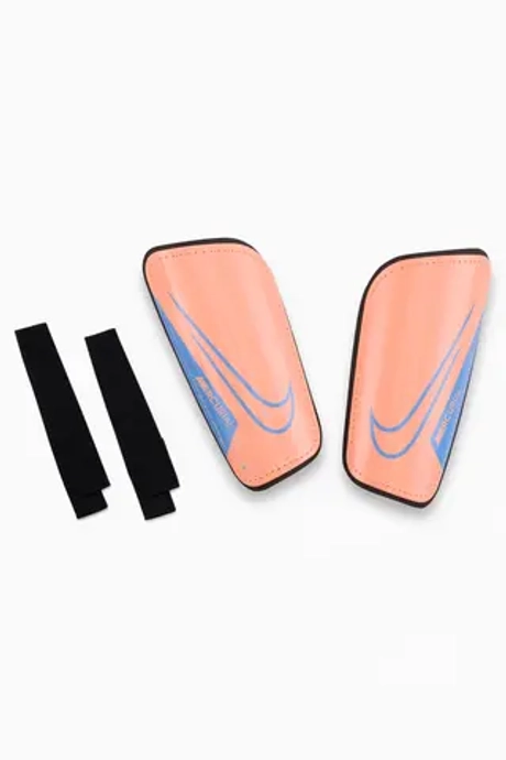 Футбольные щитки Nike Mercurial Hardshell - оранжевый