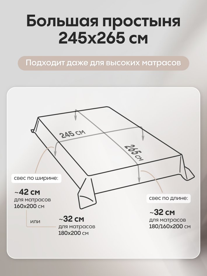 Комплект из египетского хлопка «Серый жемчуг»