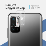 Стекло на камеру ROSCO для Xiaomi Redmi Note 10T;Xiaomi Redmi Note 10 5G оптом (арт. XM-RN10T-CLEAR-CAM-GLASS)