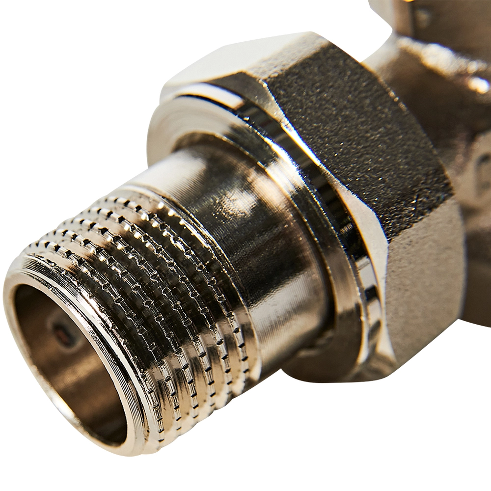 RVL-0002-100015 ROMMER Клапан запорно-балансировочный, угловой 1/2"