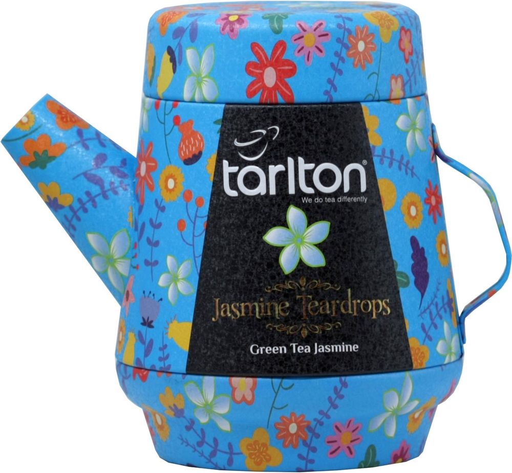 Чай зеленый Tarlton в чайнике Жасмин 100г