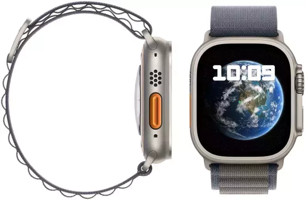 Умные часы Apple Watch Ultra 2 49 мм Titanium Case GPS + Cellular, Blue Alpine Loop L