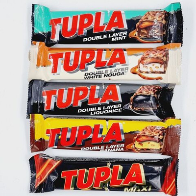 Tupla набор шоколадных батончиков 5 вкусов, 242 г (из Финляндии)