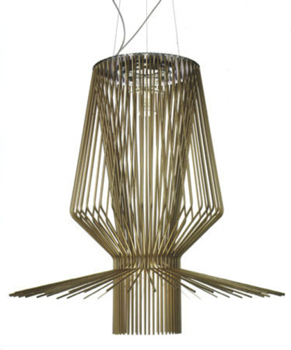 люстра  Foscarini  Allegro Assai Gold ( реплика )