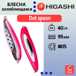 Блесна колеблющаяся HIGASHI Dot spoon 24g #08