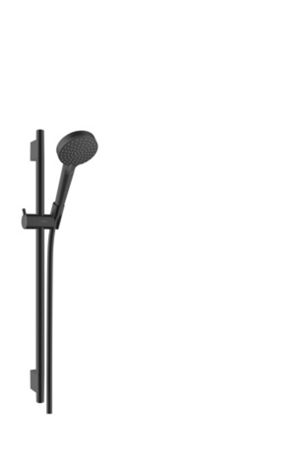 Душевой гарнитур Hansgrohe Vernis Blend Vario EcoSmart cо штангой Puro 65 матовый чёрный 26423670