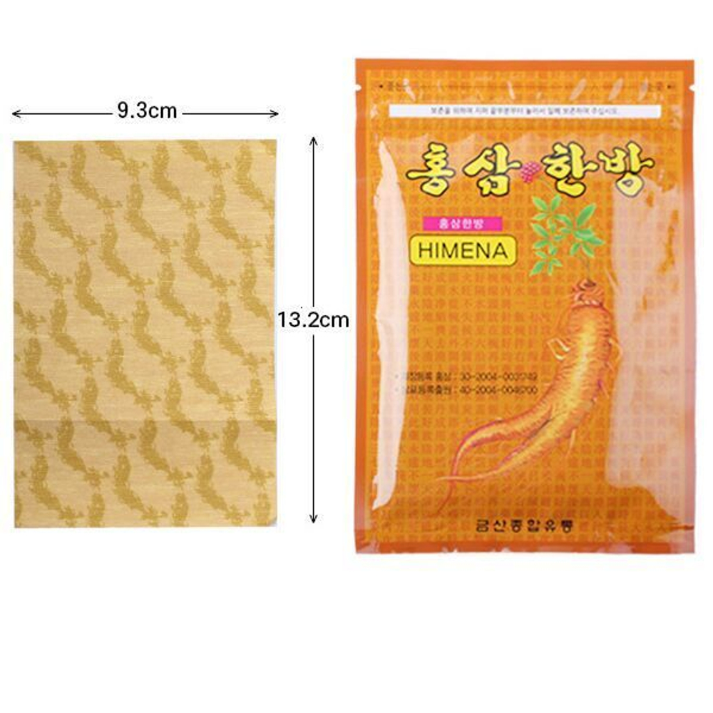 Пластырь с красным женьшенем косметический Himena Red Ginseng Pad, 20шт