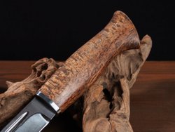 Спарка финских ножей, сталь Х12МФ, рукоять карельская береза