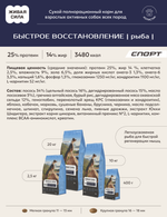 Корм для собак ЖИВАЯ СИЛА Океан крупная гранула