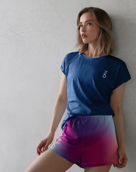 Футболка женская 7/6 Alice T-shirt - Navy Peony