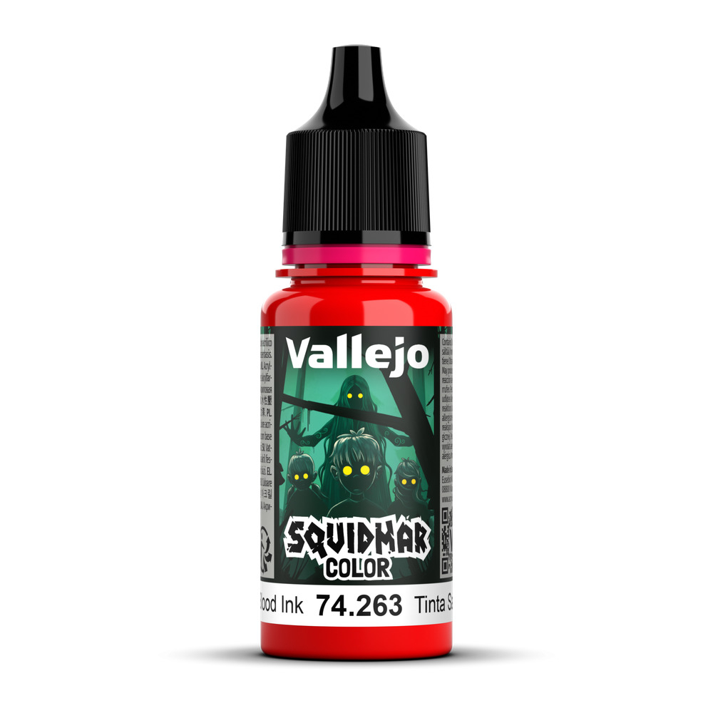 Vallejo Squidmar Color Blood Ink — акриловые чернила, 18 мл (74.263)