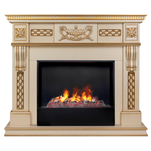 Каминокомплект Real Flame Corsica Lux 25,5/26 WT с очагом 3D Cassette 630