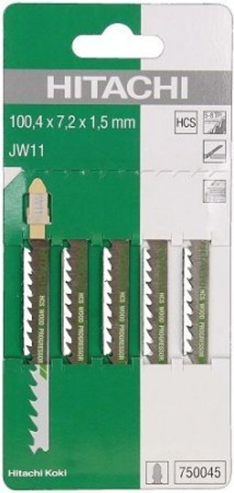 Пилки для лобзика HIKOKI 5 шт.750042