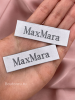 Бирка МаксМ. белая 60 мм