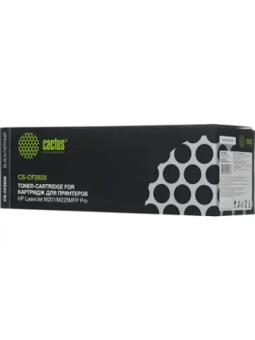 Картридж Cactus CS-CF283X, CF283X, черный / CS-CF283X