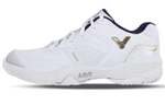 VICTOR 9200II Cushioning Slip Resistant Abrasion Resistant Low top Badminton Shoes Unisex White